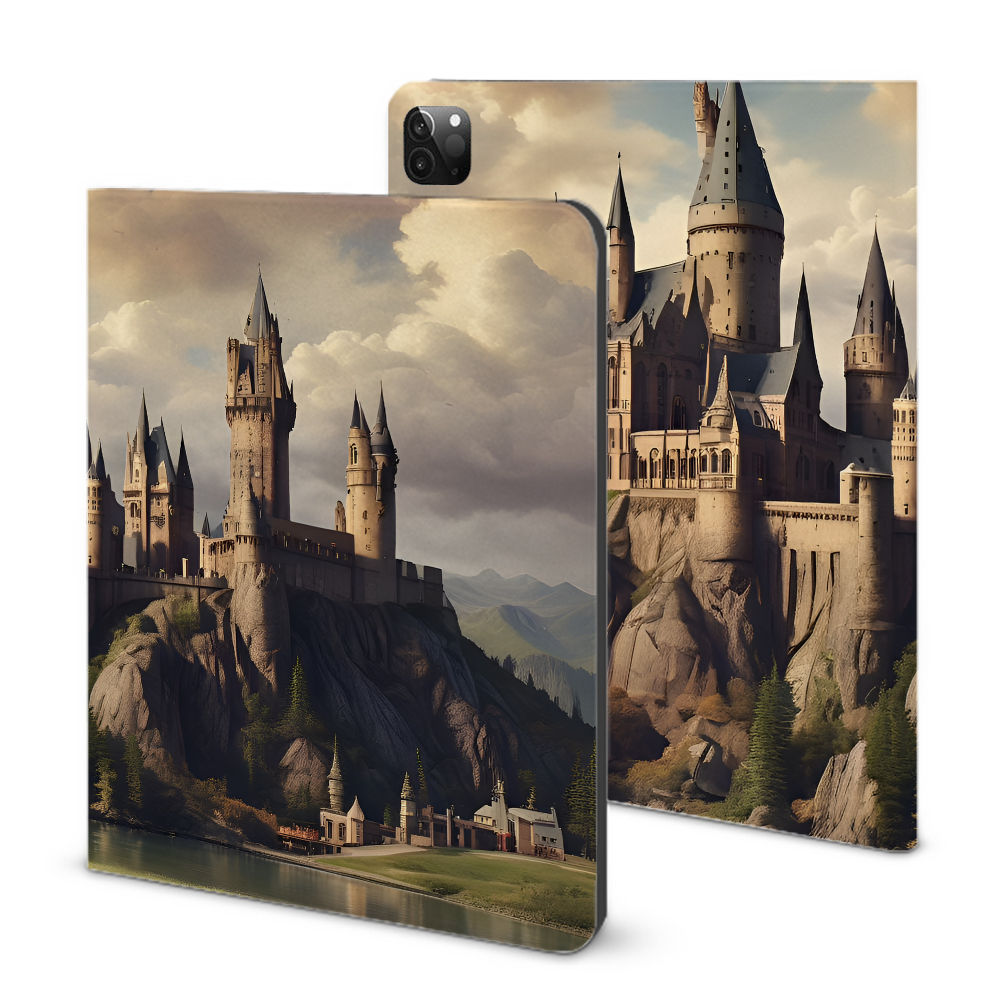 （画像用） Harry Potter ハリー・ポッターシリーズ IPadケース ペンホルダー付き ブックスタイルデザイン